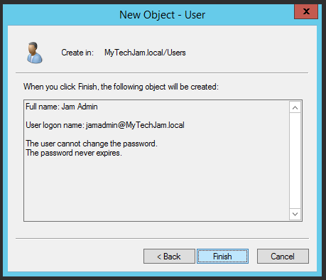 add active directory user step 6