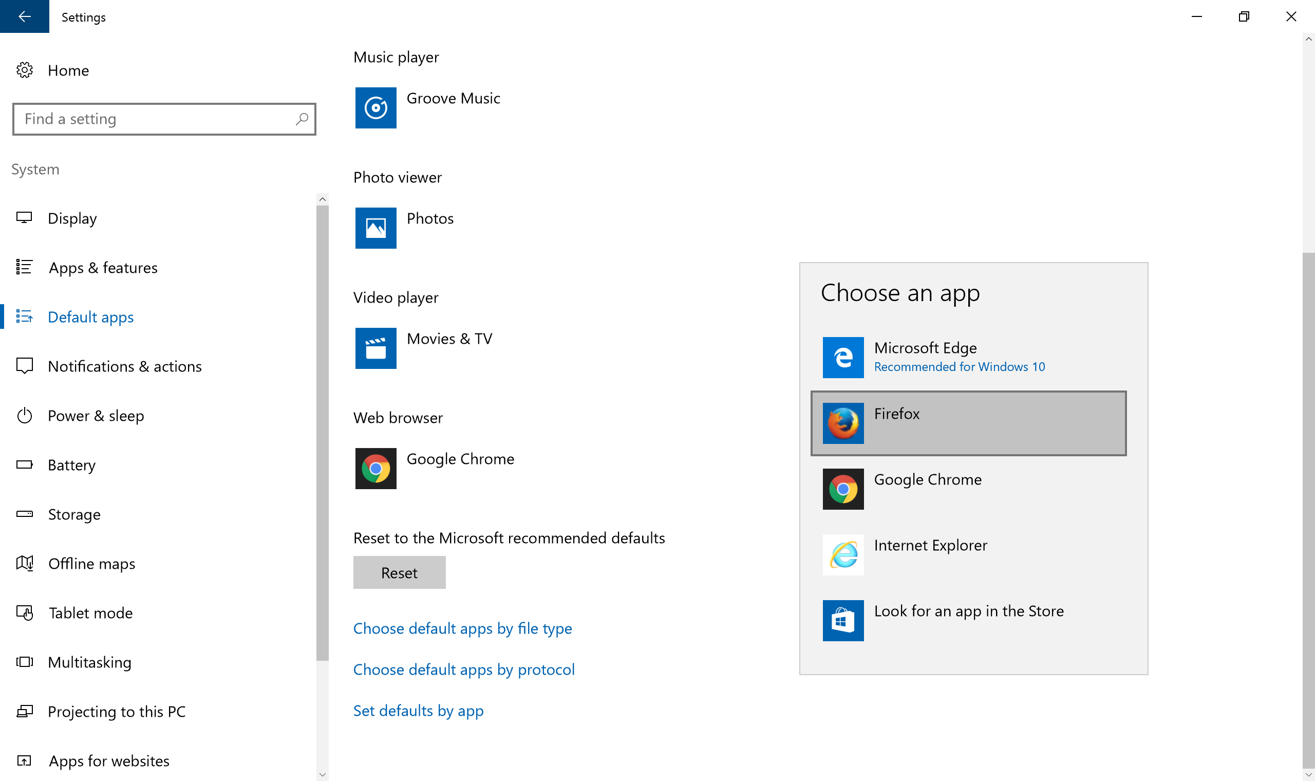change default browser windows 10 step 4 | MyTechJam