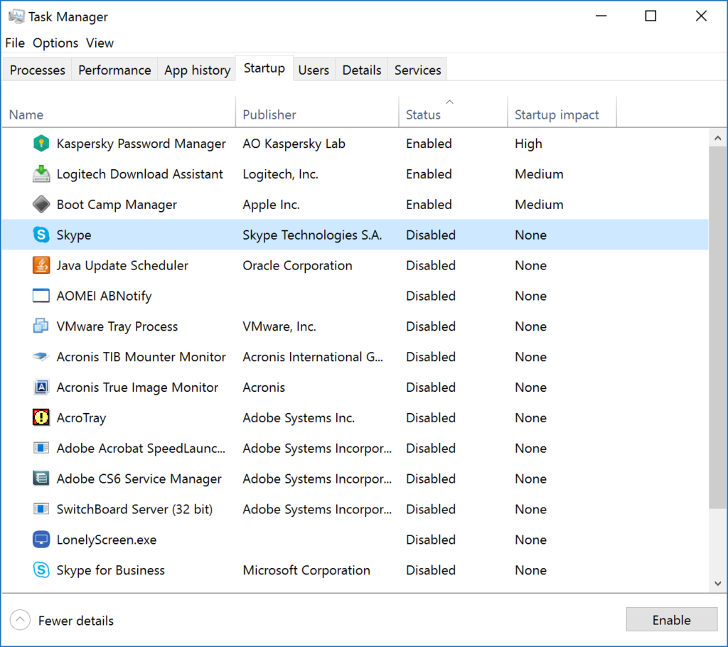 disable windows 10 startup programs step 4