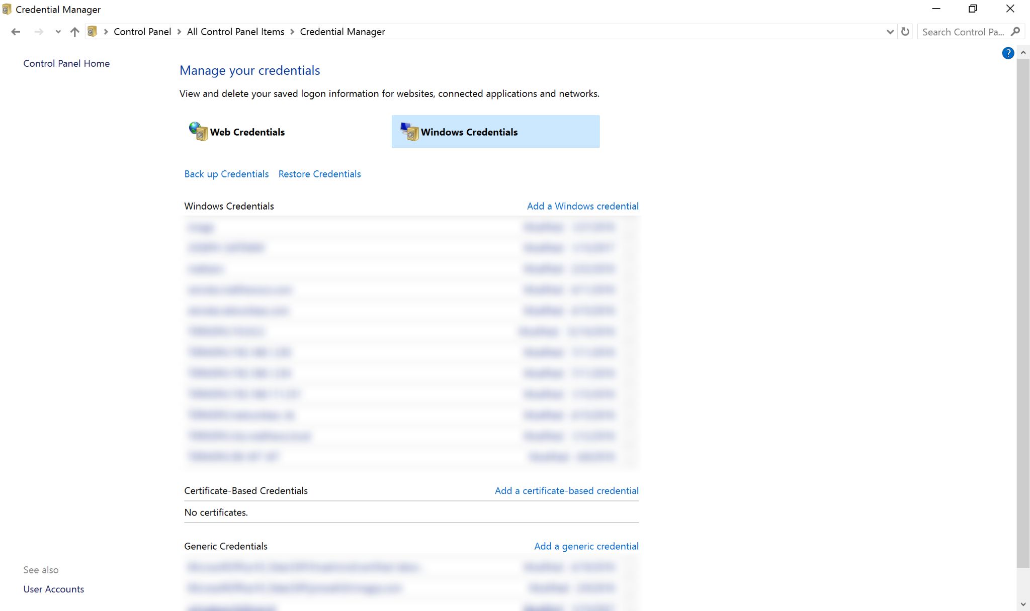 How To Remove Saved Credentials Windows MyTechJam