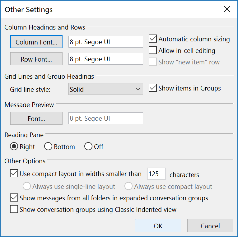 How to change Font and Font Size in Outlook part 5